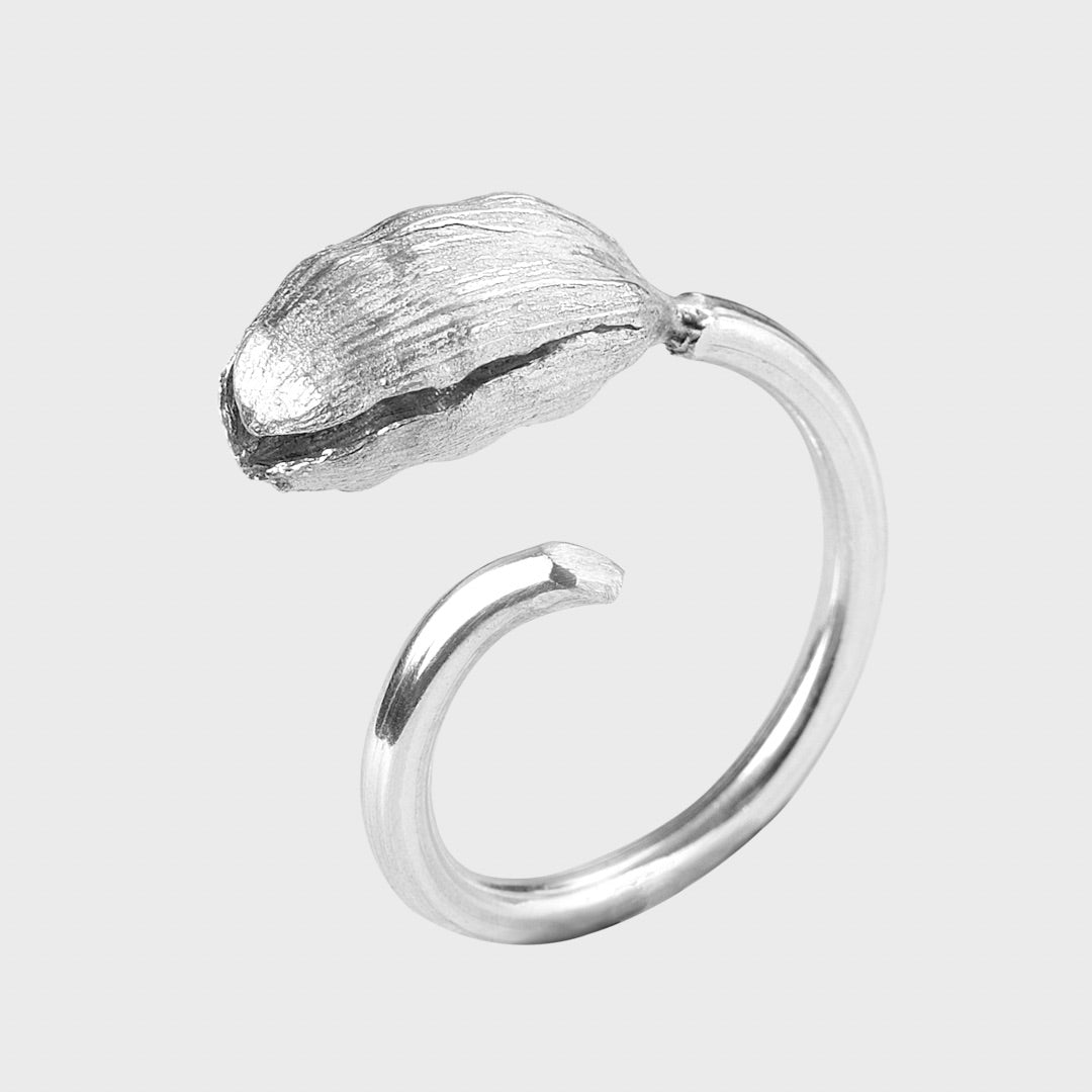 Cardamom Ring in Silver