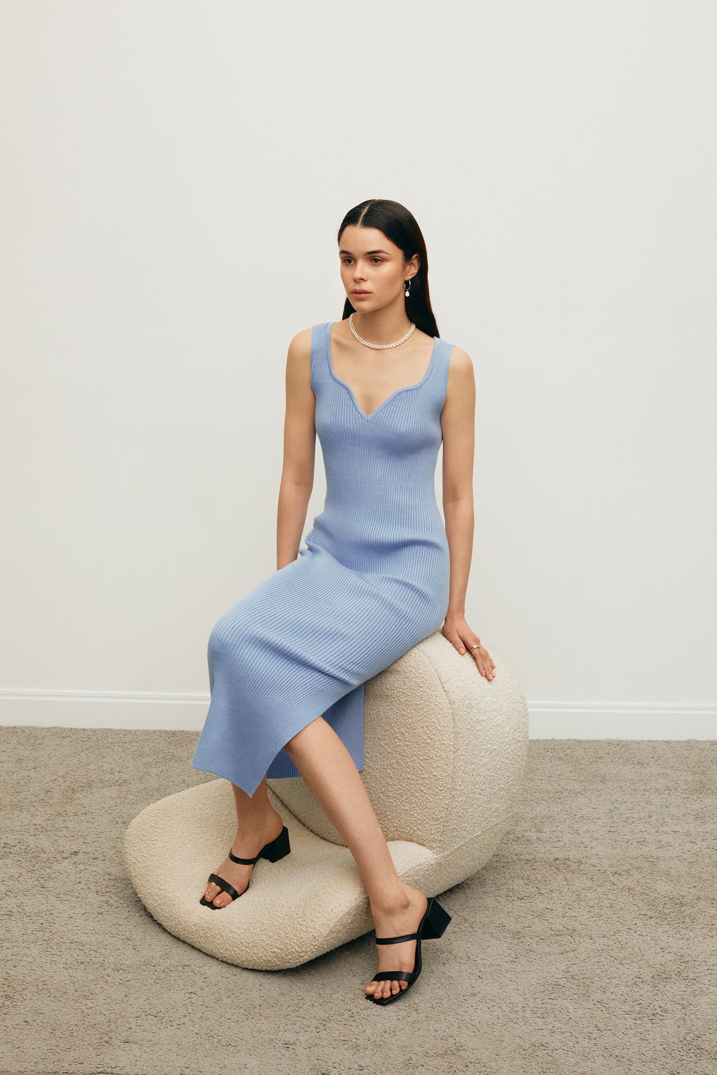 Slip Dress in Baby Blue